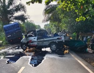 Dua Sopir Tewas, Usai Terlibat Laka Maut