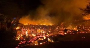 Komplek Pasar Kasongan Berkobar, Puluhan Rumah dan Kios Hangus Terbakar