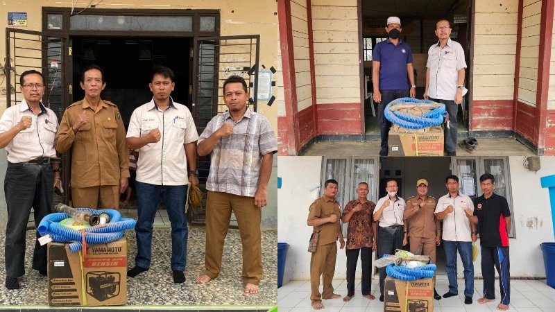 Minamas Plantation Salurkan Program CSR Sarpras Damkar ke Tiga Desa di Kalteng 